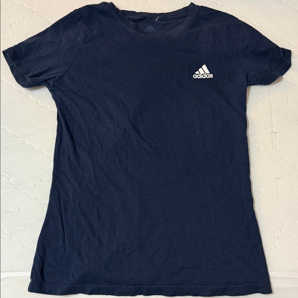 Adidas Dark Blue Tee with Logo